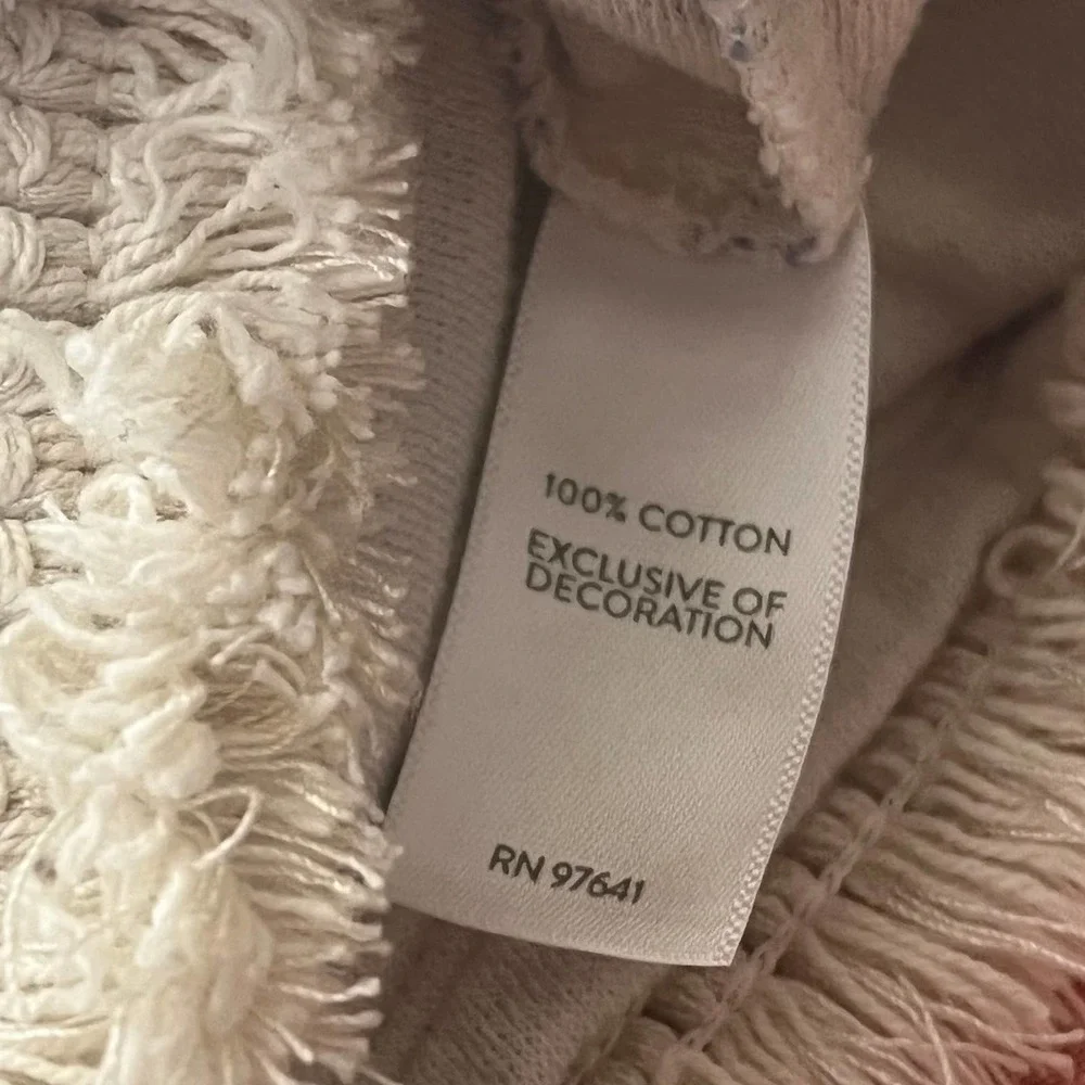 J. Jill Soft Knit Striped 100% Cotton Blue and Ivory Lagen Coastal Top Size XL - Picture 6 of 8